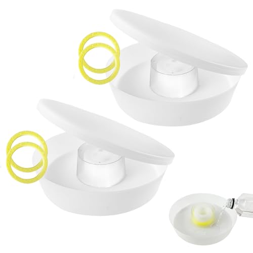 Upgraded Rapid Bee Top Feeder with Anti-Drowning Sponge Rings, Round Hive Top Feeders for 8-Frame and 10-Frame Bee Hives (2 Pack) - style: 2 Pack