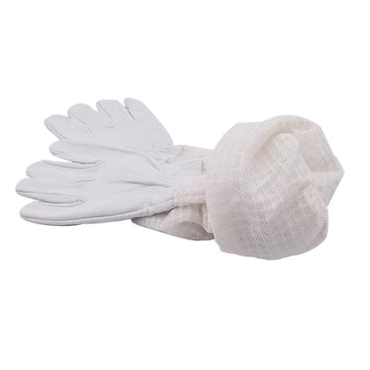 Beekeeping Gloves Beekeeping Gloves Ultra Mesh Beekeeper Gloves 3-Layer Net Protect Your Hands Ventilated Goatskin Bee Gloves Beekeeping Tools for Beekeepers Protected Supplies(X-Large) - size: X-Large