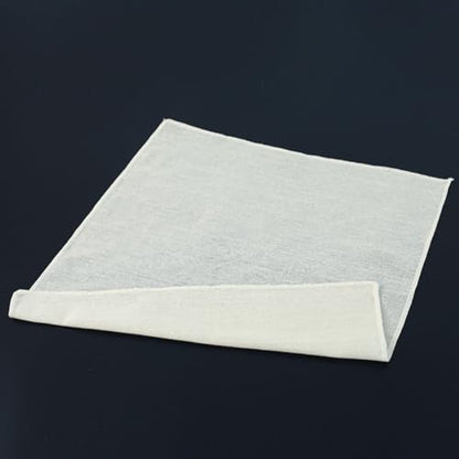 HOMSFOU 10pcs Unbleached Cheesecloth for Straining 20x20 Inch 100-grade Hemmed Cotton Muslin Cloth Reusable Washable Kitchen Supply for Cooking Butter Fruit Nut Milk Filtering
