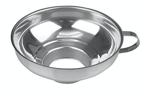 Farm to Table Wide Mouth Canning Funnel, Stainless Steel, 5.75-Inch Metallic