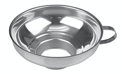 Farm to Table Wide Mouth Canning Funnel, Stainless Steel, 5.75-Inch Metallic