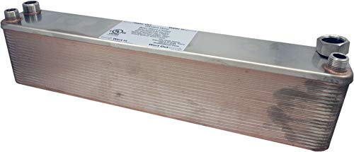 Duda Energy HX3640BWGH:M050 Male Npt Ports Copper Brazed Heat Exchanger