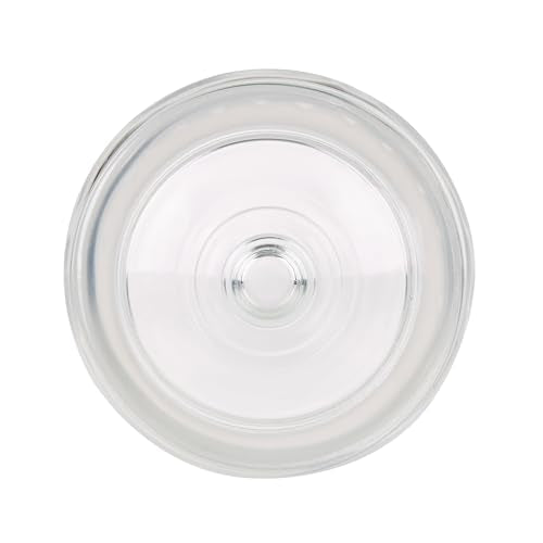 Restaurantware Glass Jar - 1 Count - Vetri 2 Gallon Glass Storage Jar, With Lid, Clear, Dishwasher-Safe - Storage Container For Flour, Coffee Beans, Kitchen Organization - size: 2 gal