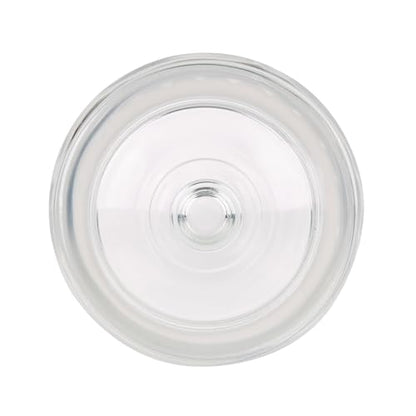 Restaurantware Glass Jar - 1 Count - Vetri 2 Gallon Glass Storage Jar, With Lid, Clear, Dishwasher-Safe - Storage Container For Flour, Coffee Beans, Kitchen Organization - size: 2 gal