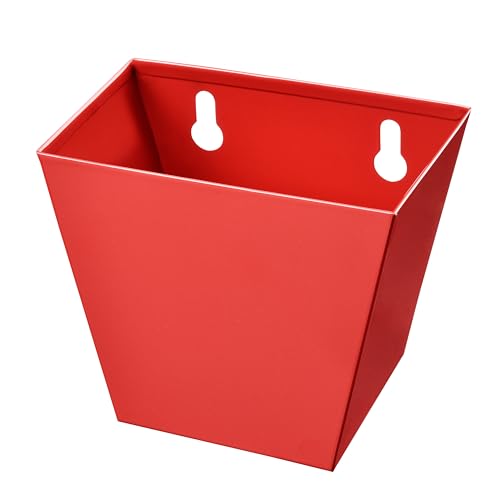 Red Bottle Cap Catcher Wall Mount Beer or Soda Top Bucket for Post Cooler - color: Red