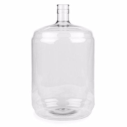 FastRack 6 Gallon Carboy (PET) | Clear Plastic Fermenter & Fermentation Jar | Food Grade BPA-Free Wine Carboy 6 Gallon for Beer Brewing, Wine Making Supplies, Storage & Home Brewing Kit - 1 Pack