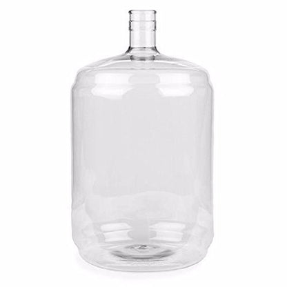 FastRack 6 Gallon Carboy (PET) | Clear Plastic Fermenter & Fermentation Jar | Food Grade BPA-Free Wine Carboy 6 Gallon for Beer Brewing, Wine Making Supplies, Storage & Home Brewing Kit - 1 Pack
