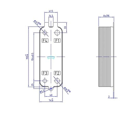 12 Plate Heat Exchanger Beer Wort Chiller Cooler 304 Stainless Steel for Cooling Counterflow Chiller Water Heating