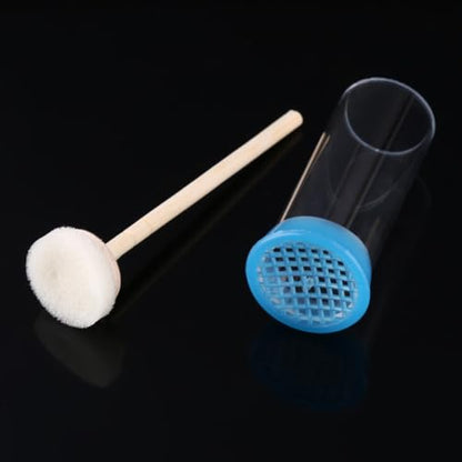 10Pcs Apiculture Bee Queen Marking Cage Bottle Box with Soft Plunger Marker Non-Toxic Beekeeping Equipment
