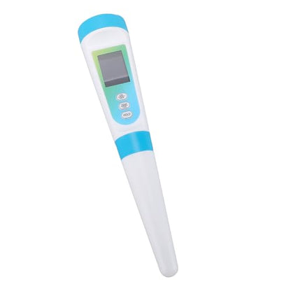 Focket Digital PH Meter, High Accuracy ATC Smart 2 in 1 Temperature PH Tester for Food, Meter for Fermentation with Calibration Powder and LCD Display for Wine Cheese Meat Fruit