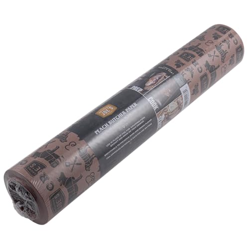 Oklahoma Joe’s Peach Butcher Paper – 18‑in x 100‑ft Roll, Made in USA, Heat‑Resistant & Breathable BBQ Wrapping Paper for Smoking Meats - size: 18-in x 100-ft