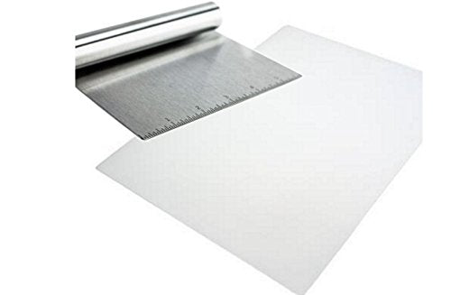 Stainless Steel Food Scraper and Chopper Large Griddle Spatula Kitchen Tool Gadget