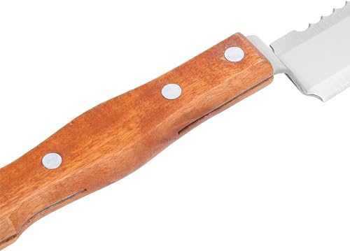 Multifunctional Stainless Steel Honey Cutter Knife Scraper Beekeeping Tool with Wood Handle for Honey Harvesting Extracting Bee Keeping,Honey Uncapping Knife, Honey Cutter Honey Knife