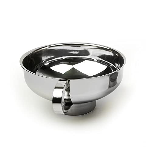 RSVP International Endurance Canning Collection Non-Reactive 18/8 Stainless Steel, Dishwasher Safe, Funnel, 2-1/4" - size: Funnel, 2-1/4"