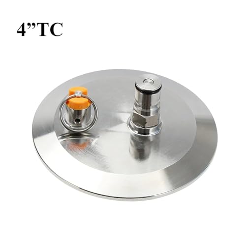 Stainless Steel Brewing Tool End Cap with Ball Post Homebrewing Conical Fermenter Accessories Dry Hoppers Accessory