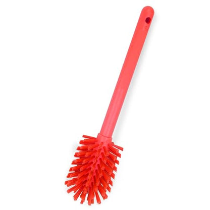 SPARTA Large Water Bottle Brush Ideal for Wide-Mouth Jars, Bottles and Tumblers, Dishwashing Tool with Handle for Home and Commercial Kitchens, Plastic, 12 Inches, Red - color: Blue