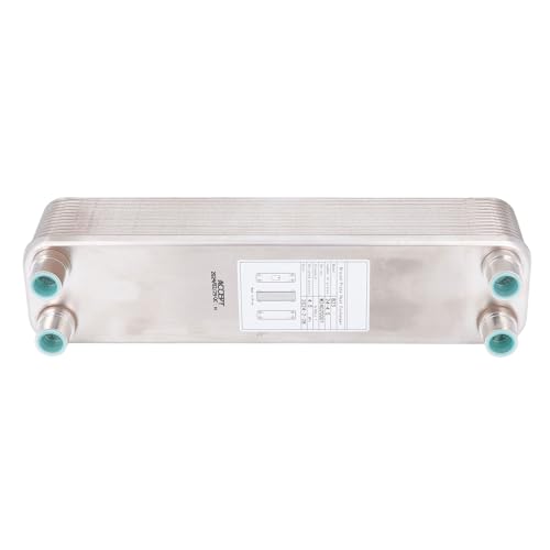 Stainless Steel Brazed Plate Heat Exchanger | 4.5MPa Wort Chiller for Beer Brewing/Home Lab/Water Cooling | Compact & Sturdy Design