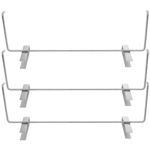 Toyvian 3pcs Stainless Steel Beekeeping Frame Holder Extension-Type Storage Rack Sturdy Bee Nest Support Bracket for Beehive Frame Organization in Apiculture Supplies