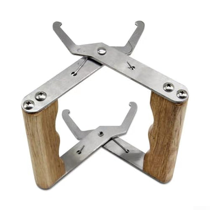 Steel Lifting Non-slip Gripper with Frame Dependable Lifter Frame Holder and Hive Tool User-friendly Layout Handle
