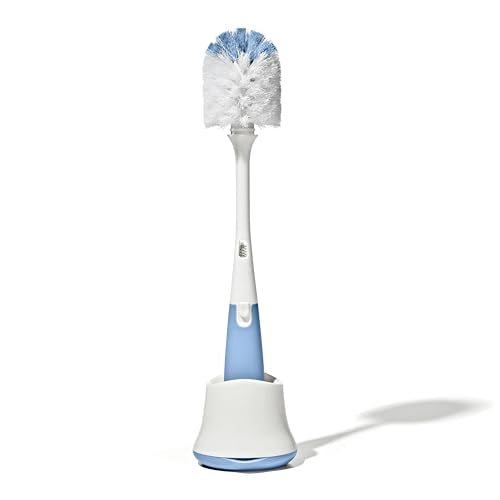 OXO Tot Bottle Brush with Stand, Baby Bottle Brush - Dusk