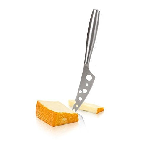 BOSKA Stainless Steel Cheese Knife - Copenhagen Nr.2 for All Types of Cheese - Multi-Functional Cheese Slicer - Handheld Slicer - Silver Non-Stick - Dishwasher Safe - for Kitchen Cooking - style: Soft & Semi Hard Cheese Knife