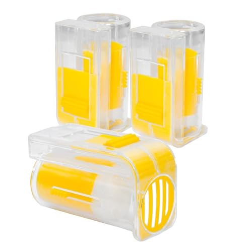 ZffXH 3 Pcs One Handed Queen Bee Marker Queen Bee Cage Catcher Queen Marker Catcher Beekeeping