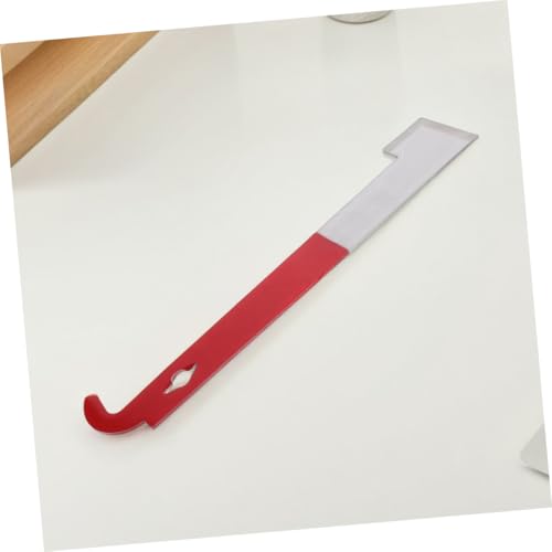 3Pcs Stainless Steel J Shaped Bee Hive Frame Lifter Scraper Tool Ergonomic Beekeeping Equipment for Efficient Hive Maintenance and Frame Lifting