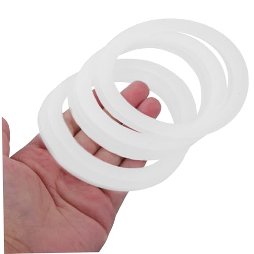 60pcs Wide Mouth Silicone Sealing Leakproof Gaskets for Jars Food Storage and Fermentation Compatible Jars Multi-sized Easy to Install