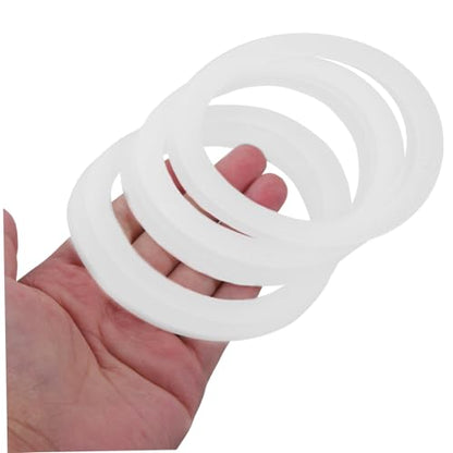 60pcs Wide Mouth Silicone Sealing Leakproof Gaskets for Jars Food Storage and Fermentation Compatible Jars Multi-sized Easy to Install