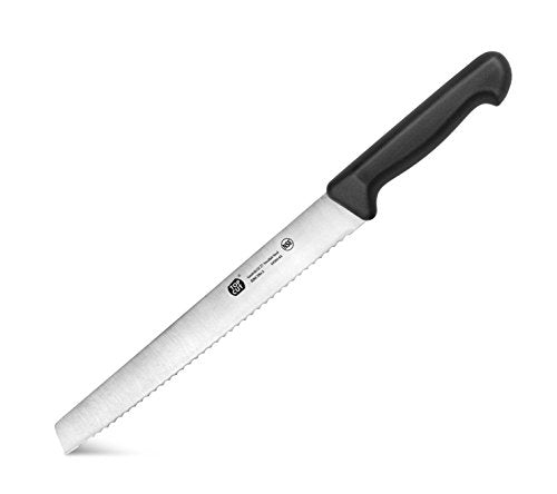 Top Cut by Cangshan P2 Series 10.25-Inch Serrated Bread Knife, Swedish Stainless Steel Commercial Bread Slicer for Restaurants