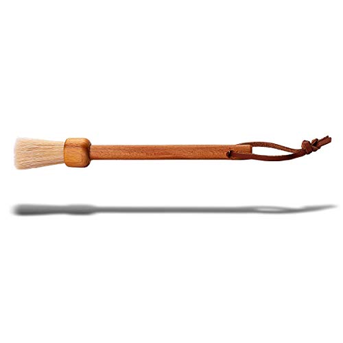 Pastry Brush – Natural Boar Bristle & Wooden Handle – Baking Brush for Egg Wash, Butter, Glaze & BBQ – Made in Germany