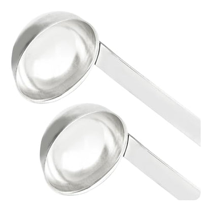 2Pcs 2oz Stainless Steel Soup Ladle, Long Handle Ladles with Pouring Rim for Cooking, Serving Soup, Sauce, Stew, Kitchen - size: 2oz