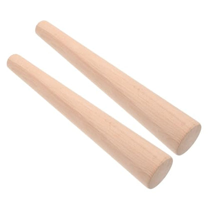 2pcs Sauerkraut Pounder Fermentation Tamper Wooden Sauerkraut Pounder 11.79 Inch Vegetable Masher Tool For Kimchi Pickling Crocks Grinding Rod