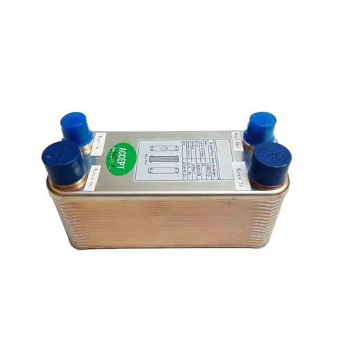 Heat Exchanger, Brazed Plate Heat Exchanr, 30 Plates Wort Chiller,Max 4.5 MPa,316 Stainless Steel Material - Homebrew Wort Chiller