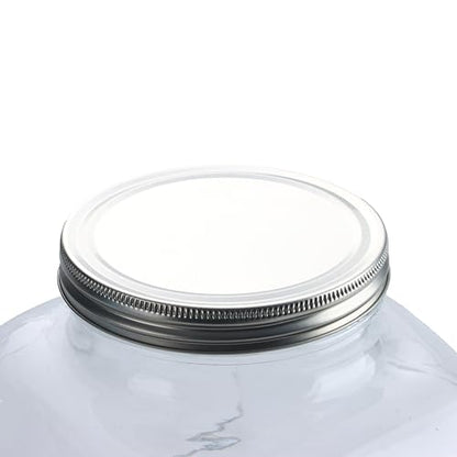McEtt - Large Kombucha Brewing Jar Kit - 5 Liter (1.3 Gallon) Glass Continuous Fermentation Jar - SCOBY Hotel with Airtight Lid & Spout