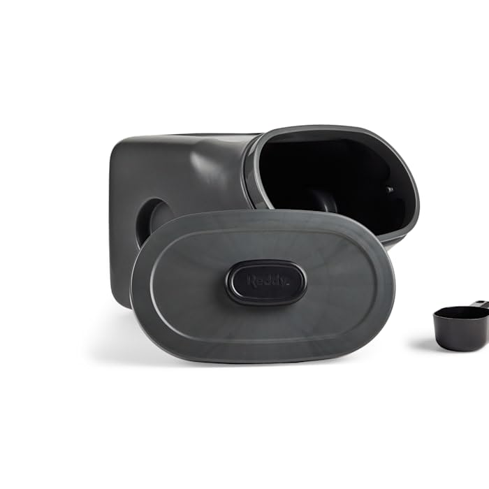 Reddy by Petco Black Airtight Food Storage Container for Dogs Medium 25 lbs. - size: Medium