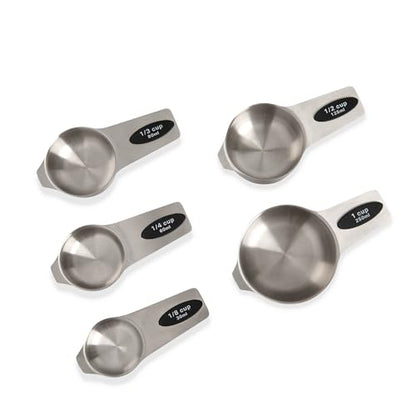 Mrs. Anderson’s Baking Magnetic Measuring Cups, 18/8 Stainless Steel, 5-Piece Set - size: 5-Piece Set, Magnetic