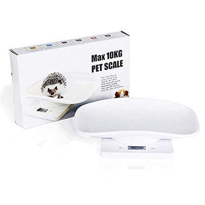 Digital Pet Scale LCD Electronic Small Animals Weighing Scale, Kitchen Food Scale, Mini Precision Grams Weight Balance Scale with g/ml/oz/lb for Pup/Cat/Hedgehog/Ferret/Hamster/Tortoise/Lizard