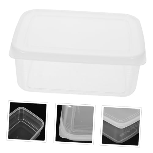SOLUSTRE Crisper Box Airtight Bread Container Box Lid for Office Lunches Outdoor Picnics - color: Multi