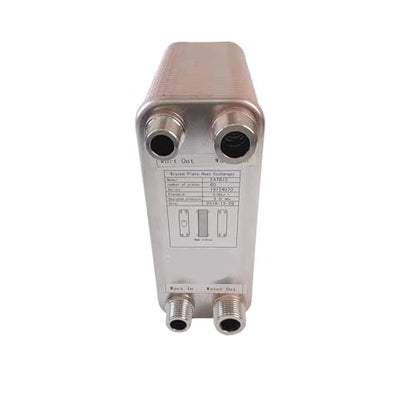 Female Thread Plate Wort Chiller Version 60 Plates Plate Heat Exchanger Water Wort Chiller Cooler 304 Stainless Steel