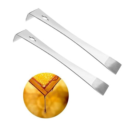 2Pcs Hives Scrapers for Colony Care Stainless Steel Tools Beekeeping Scraper for Maintenance Beekeeping Tools