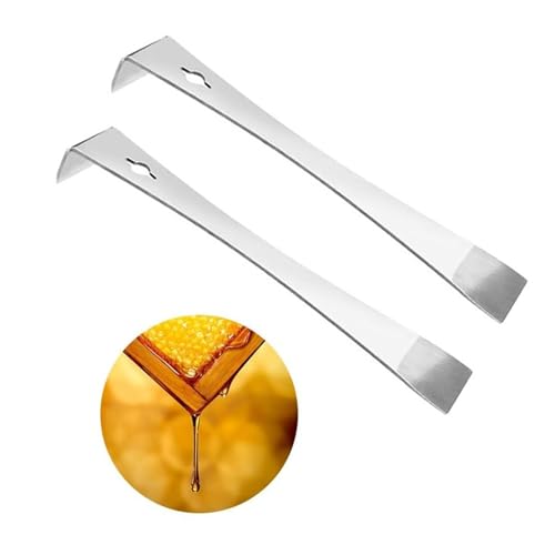 2Pcs Hives Scrapers for Colony Care Stainless Steel Tools Beekeeping Scraper for Maintenance Beekeeper Equipment