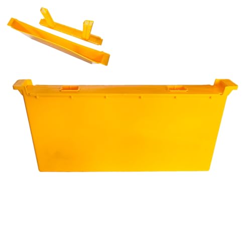Beehive Frame Feeder 3.5L Bee Feeding Tool | Beekeeping Water Dispenser for Beekeeping, Apiary, Beehive, Hive, Honey, Feeding, Food - color: Yellow