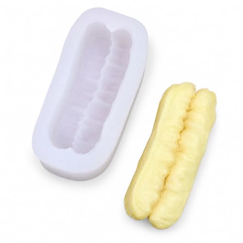 AWEJRIXX Silicone Mold for DIY Baking and Craft Projects, Flexible Reusable Mold for Chocolate, Candy, Fondant, Resin, Clay, Soap, Cake Decoration and Handmade Small Shapes (Double Bar Shape) - color: Double Bar Shape