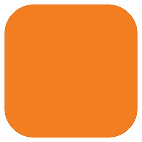 DayMark Safety Systems DissolveMark IT110095 Dissolvable Label, 3/4" x 3/4" Square, Orange, 1000 per Roll - size: 0.75*0.75 inches, style: Orange