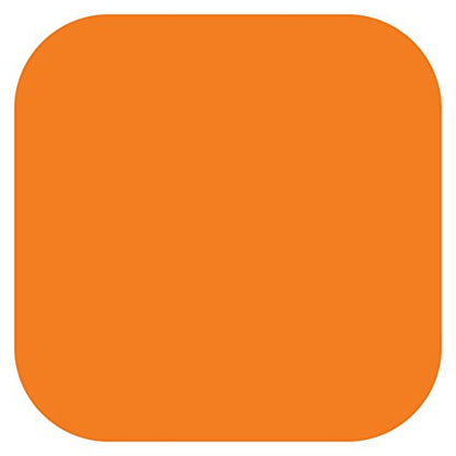 DayMark Safety Systems DissolveMark IT110095 Dissolvable Label, 3/4" x 3/4" Square, Orange, 1000 per Roll - size: 0.75*0.75 inches, style: Orange