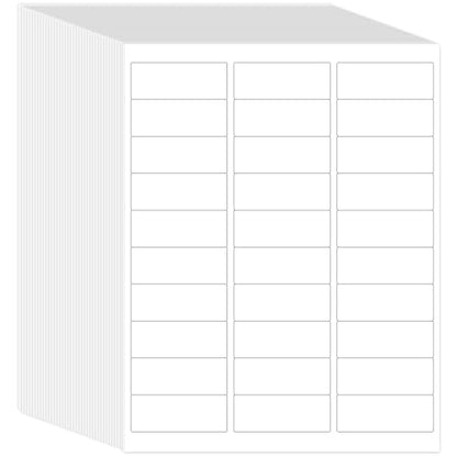 L LIKED Printable Address Labels, 1" x 2-5/8", 45,000 Labels, 30 per Sheet, Mailing Labels for Envelopes, Inkjet/Laser Printer Compatible (1500 Sheets) - size: 1500 Sheets