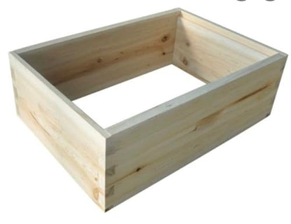 10 Frame Medium Super Bee Hive Box, 10 Frame Bee Hive Box, LANGSTROTH Beehive Medium Box , ( unassembled)