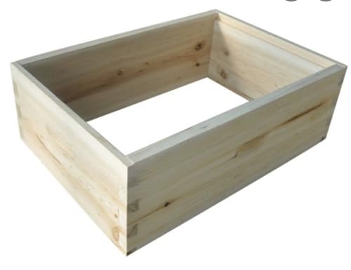 10 Frame Medium Super Bee Hive Box, 10 Frame Bee Hive Box, LANGSTROTH Beehive Medium Box , ( unassembled)