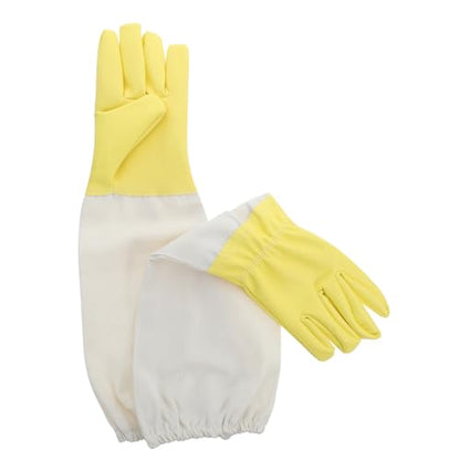 Long Sleeve Beekeeping Gloves Bee Keeper Safety Protective Gardening Work Gloves